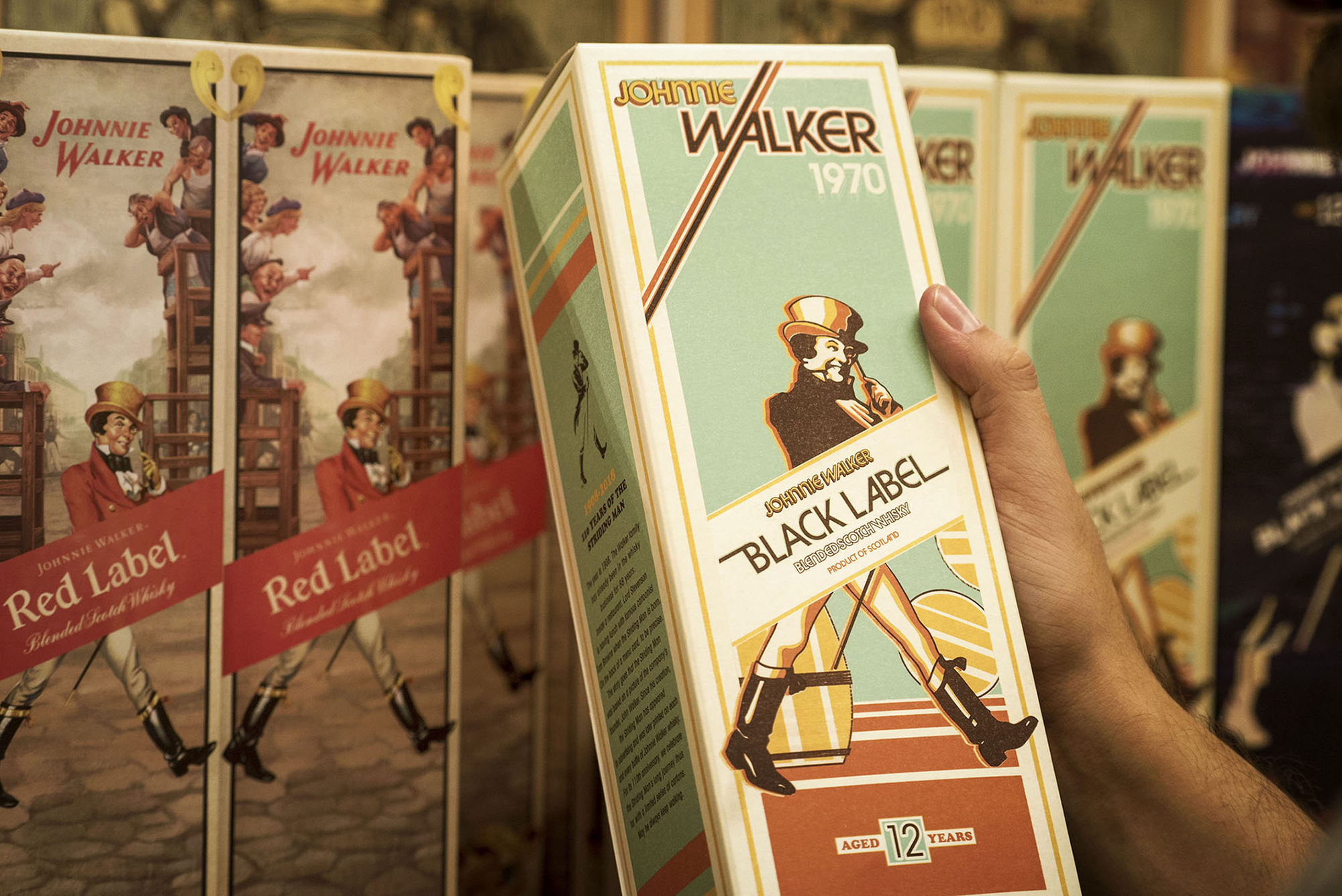 Johnnie Walker - 110 years of Striding Man